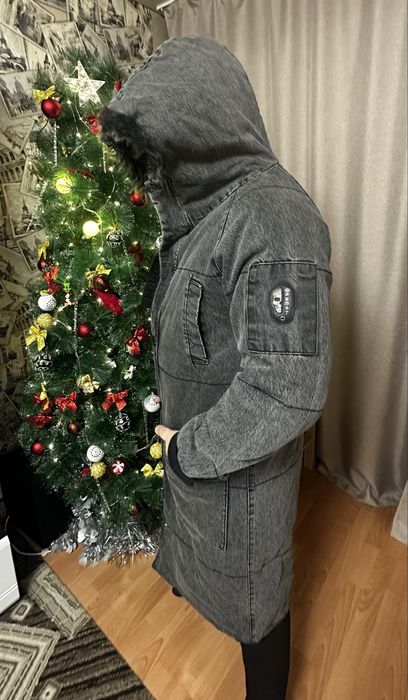 Парка зимняя удлиненная