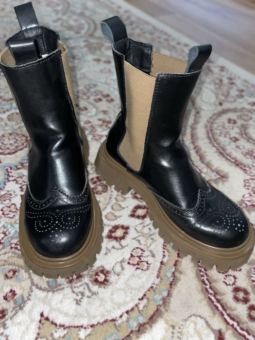 Продам кожанные ботинки