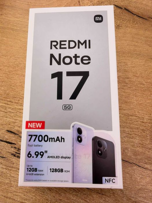Xiaomi Redmi Note 17 5G 128GB 6GB RAM | Nou Sigilat | Garanție 24 Luni