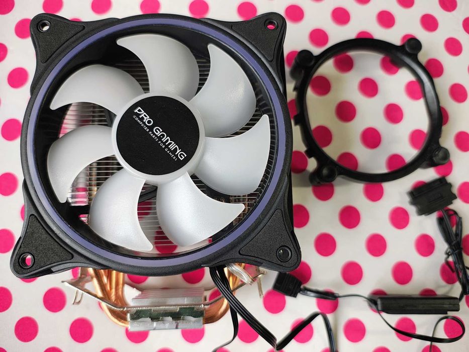Cooler CPU Pro Gaming 4 Pipes 230W TDP ARGB Universal.