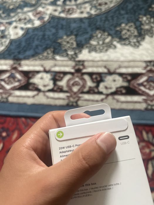 Оригинал адаптер на айфон новый