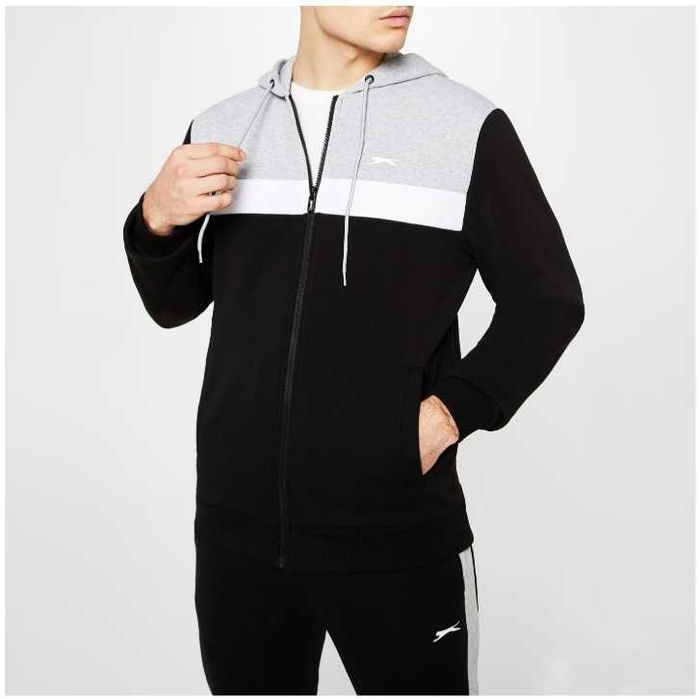 Дебел мъжки анцуг Slazenger Full Zip - размери S, M, L, XL, XXL