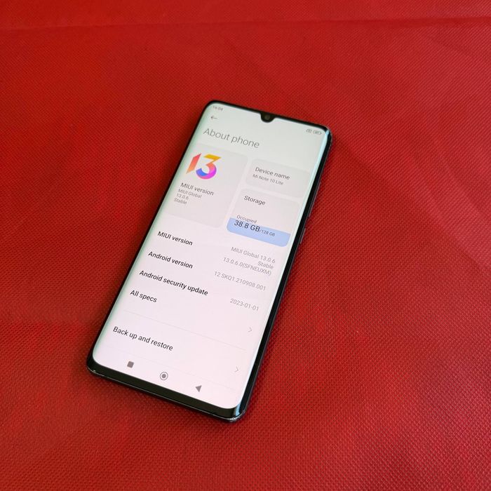 Mi Note 10 lite modeli