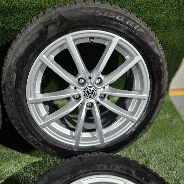 Jante Volkswagen R 17 5x112 225 50 17 Pirelli m+s, Golf, Passat,Sharan