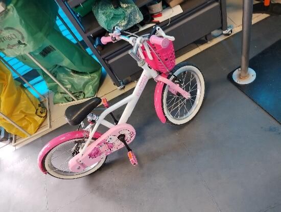 bicicleta 16 inch roz - produs resigilat - (SecondHand) Decathlon
