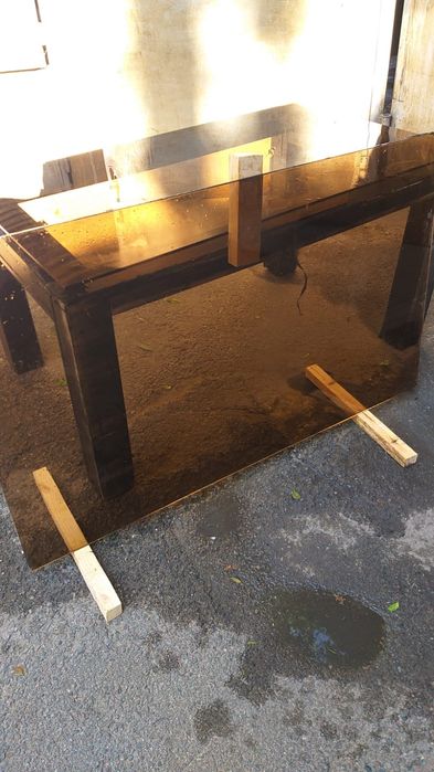 Каленное стекло 6 мм бронза