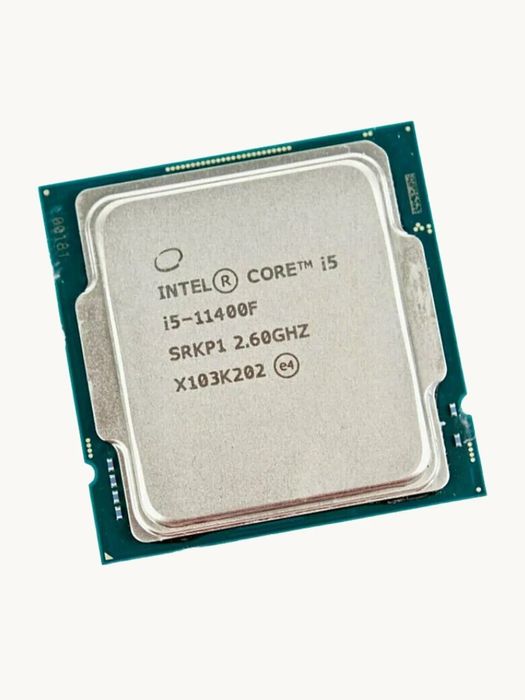 Intel i5-11400F 2.60GHZ в отличном состоянии, вместе с материнской пла