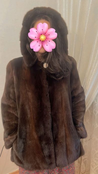 Норковая шуба полушубок 50-52 размер