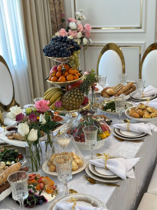 Прокат стол стулья посуды