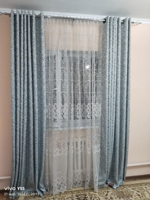 Шторы. Тюль. Карниз. Вместе