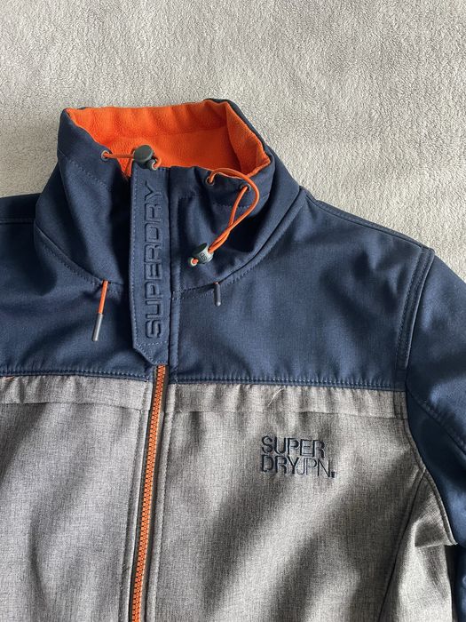 Geacă Superdry Windtrekker bărbați mărimea S, gri bleumarin