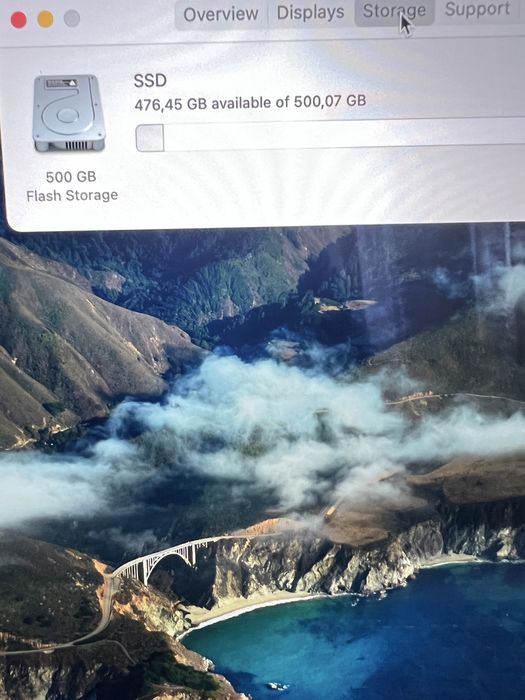 Macbook pro 15 Retina  500gb Ssd