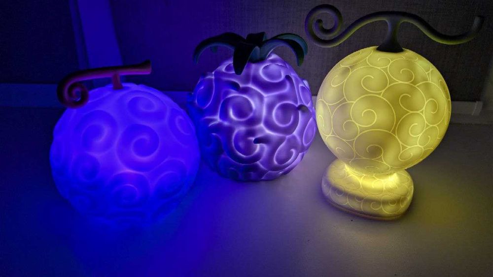 Светильники «Дьявольские фрукты» Ван Пис — Моти, Гому и Ями