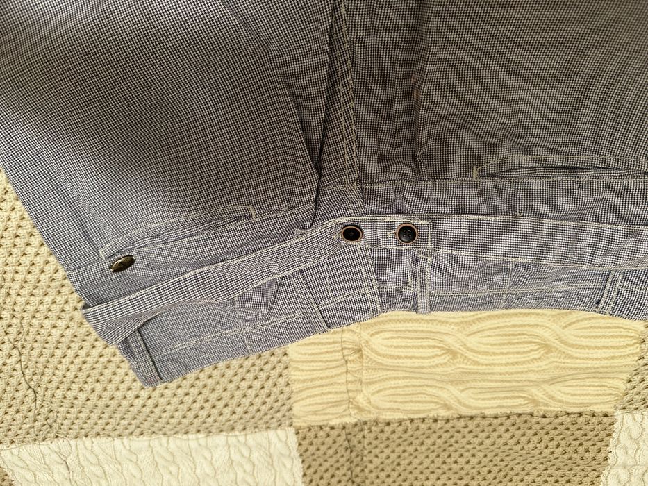 Памучен панталон с паднало дъно