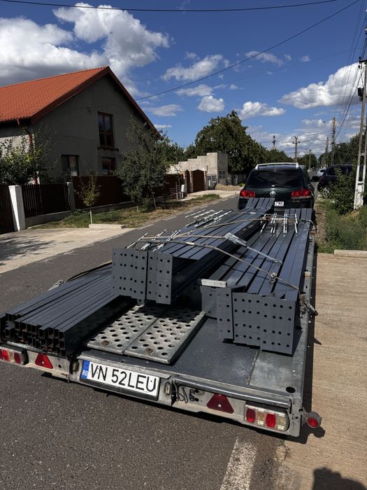 Vand 4 ferme la 8m si 8 stalpi la 4m completa