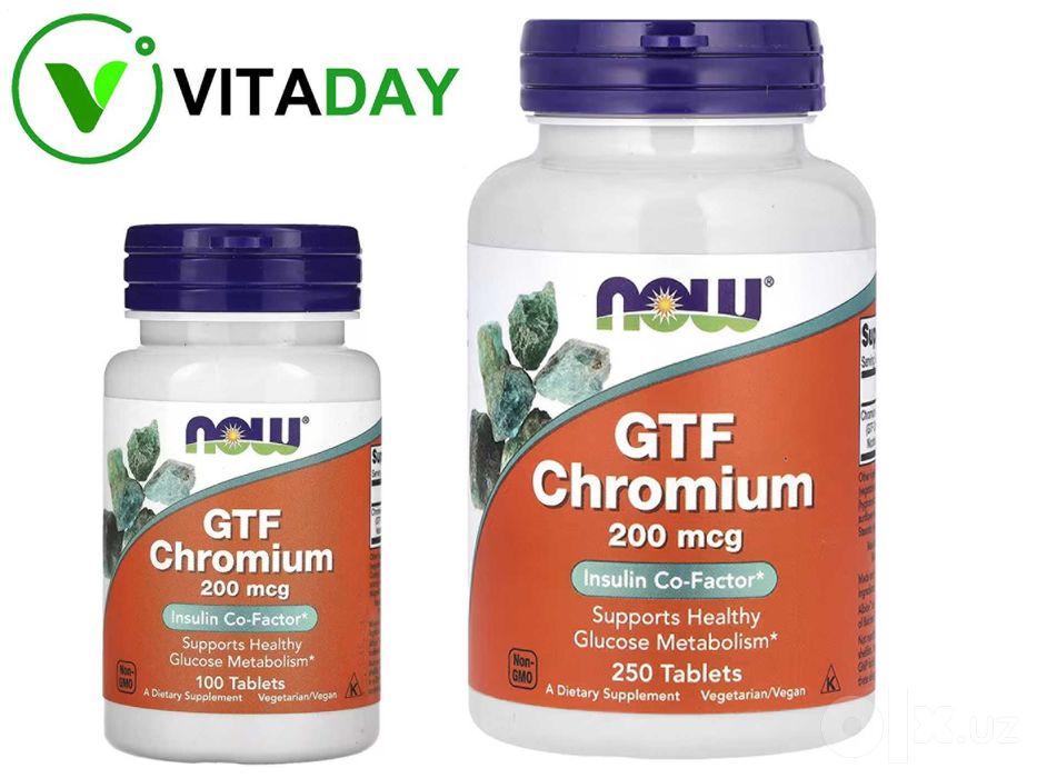 NOW Foods GTF Chromium хром xrom