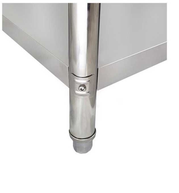 Masa de lucru excalibur din inox cu polita inferioara 1500x600x850 mm