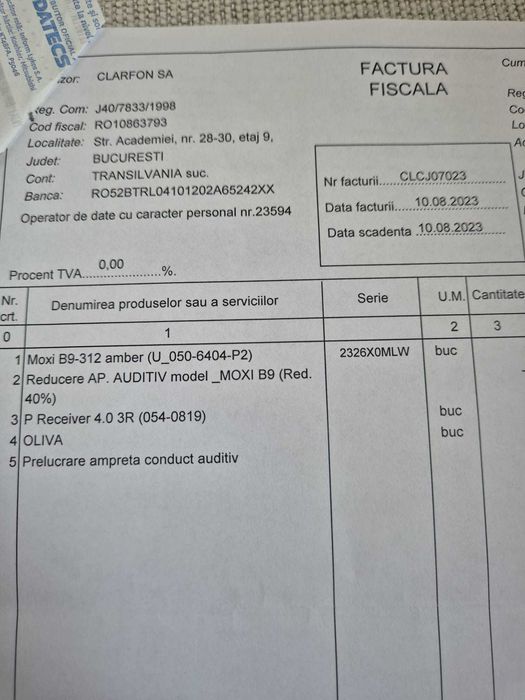 Aparat auditiv premium Unitron Moxi B9 312 si aparat uscare-dezinfectare cu ultraviolete Hansaton