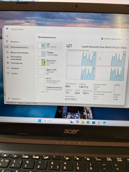 Ноутбуки Acer Aspire