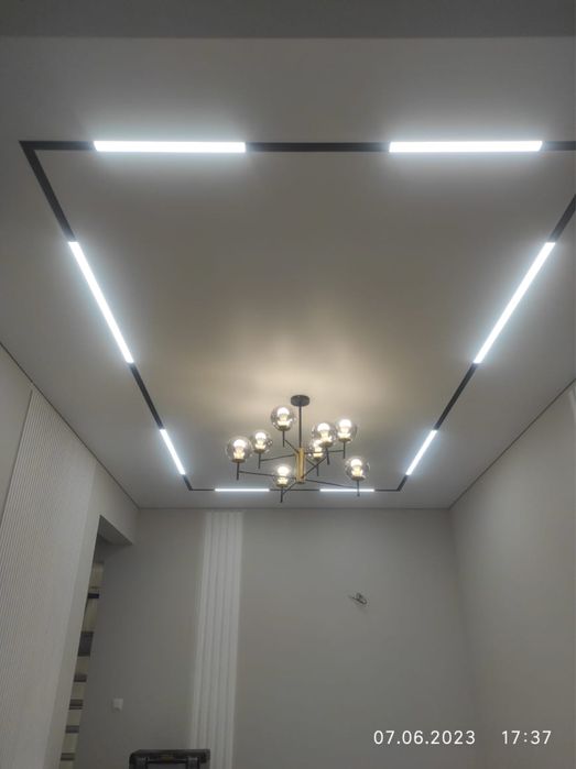 Натяжные потолки по 1600тг/м2