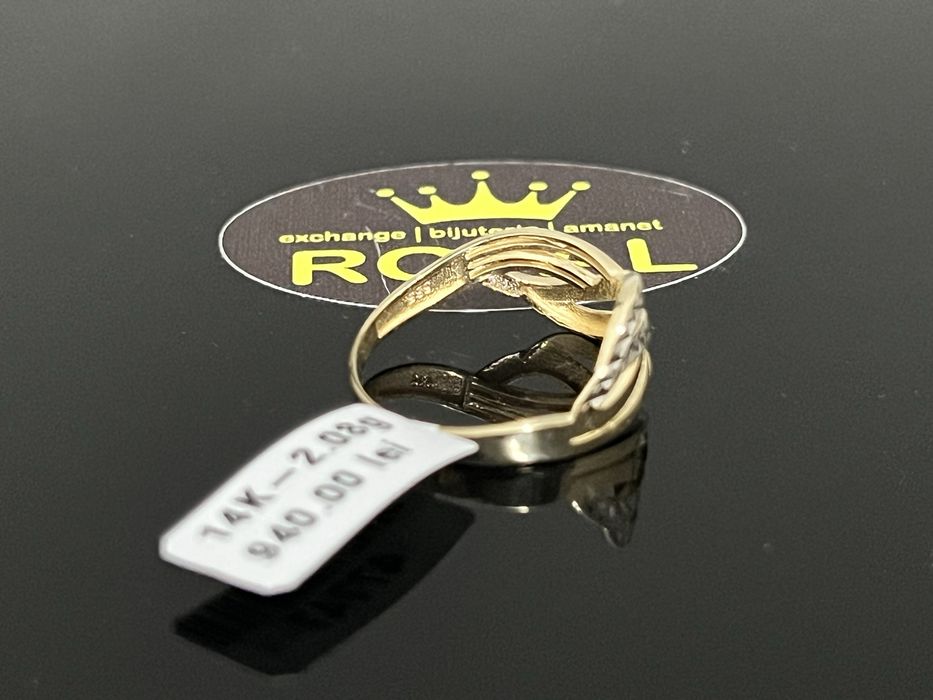 Bijuteria Royal CB : Inel aur 14k 585  2,03 gr