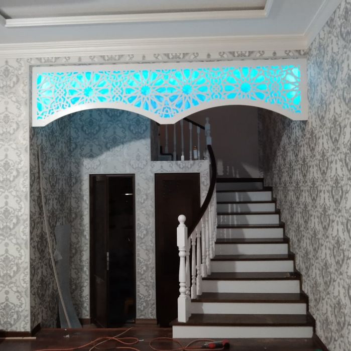 Лестница из дерева и мдф