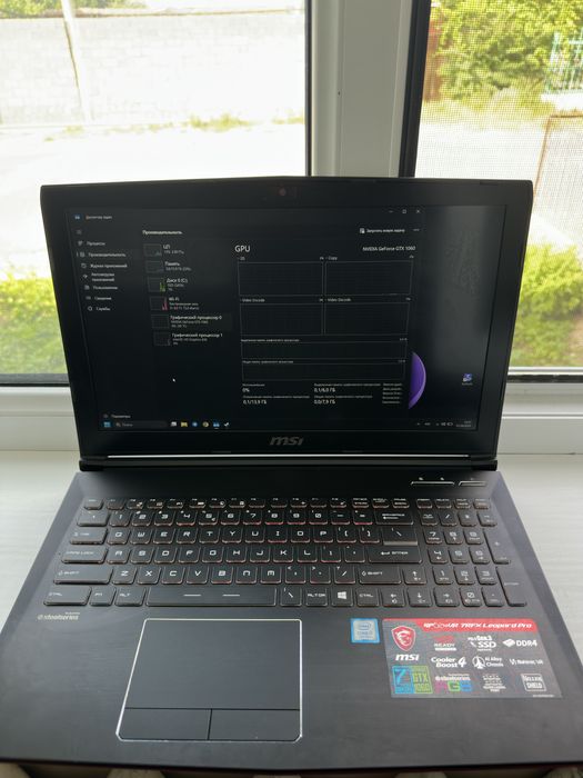 Продам игровой ноутбук MSI GP62MVR 7RFX Leopard Pro