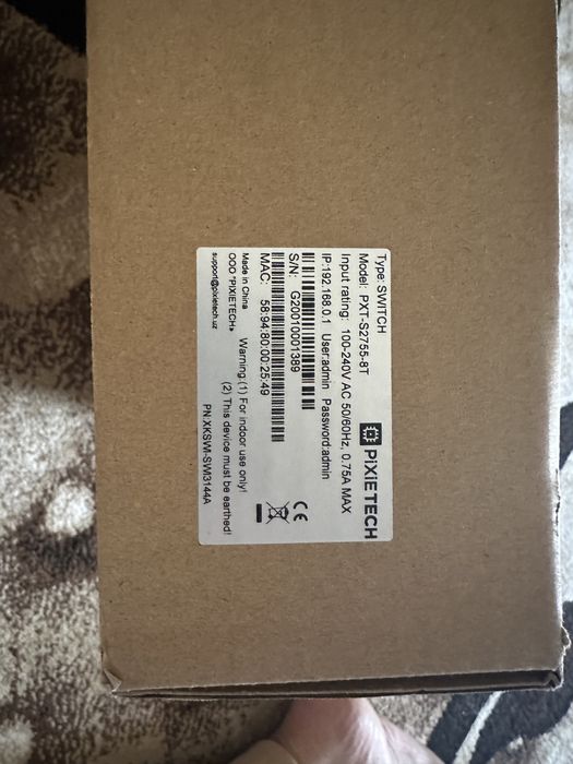 Управляемый коммутатор Pixietech PXT-S2755-8T