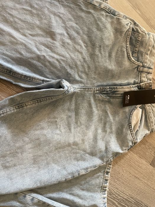 Дамски широки дънки