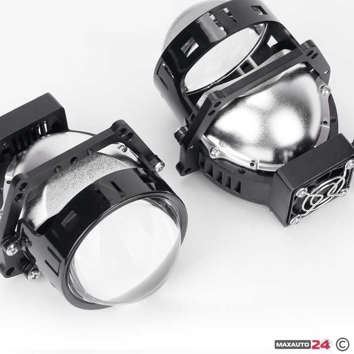 Bi LED Лупи за фар 3-ИНЧА  55W, 12V, 30000Lum, комплект