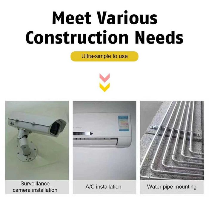 Ръчен пистолет за стоманени пирони CASE11, подходящ за бетон и метал