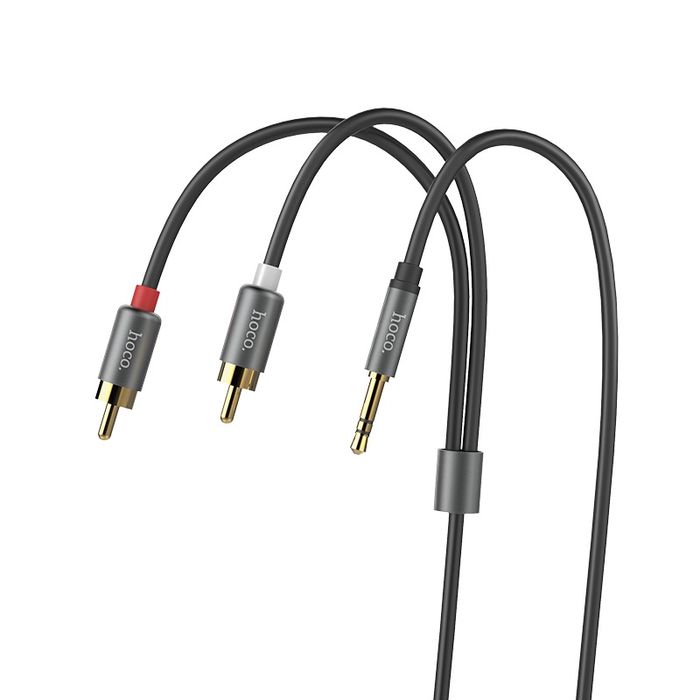 Jack 3.5-2RCA/Аудио-кабель hocoUPA10 aux Jack 3.5 тюльпаны 1.5м