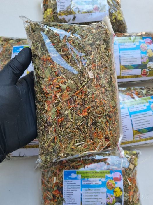 Горный чай экологический чистый Tog' choyi чай горного Шакшама