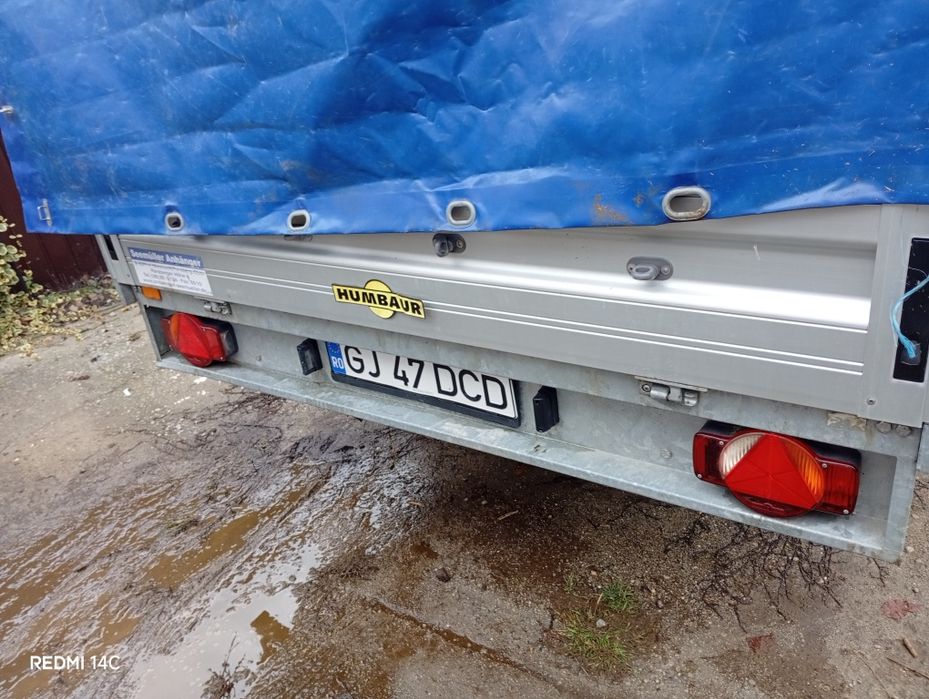 Remorca Humbaur 2500kg / 2015