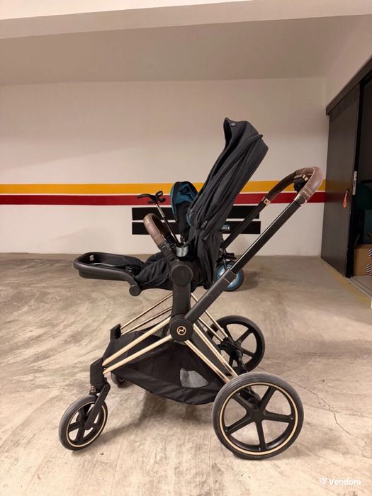 Cybex PRIAM - Rose Gold & Black детска количка