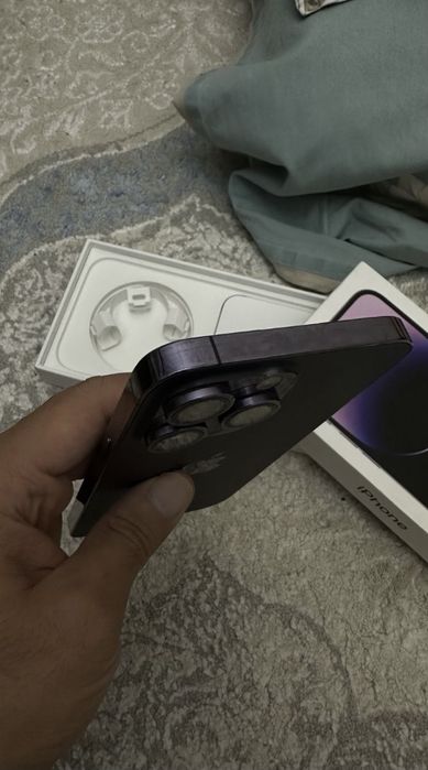 iPhone 14 Pro Max LL/A Purple ideal kar dak full