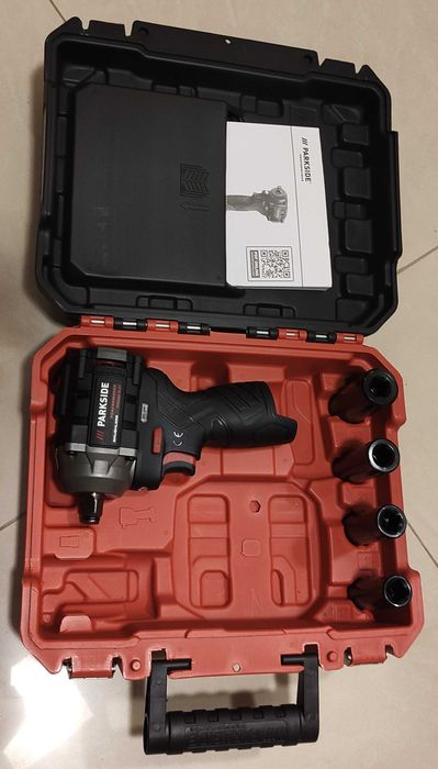 Clé à Chocs Sans Fil Parkside Performance PPDSSA 12 A1, 12V, Batterie 4Ah Non Incluse