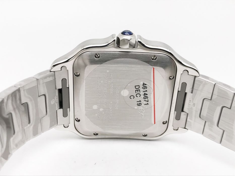 Cartier Santos de Cartier 40mm Steel/Yellow Gold - Сив циферблат - QC снимки - Автоматичен