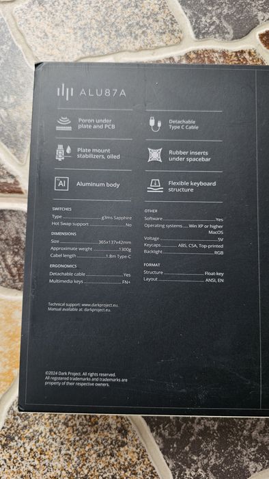 Tastatura gaming mecanica factura si garantie
