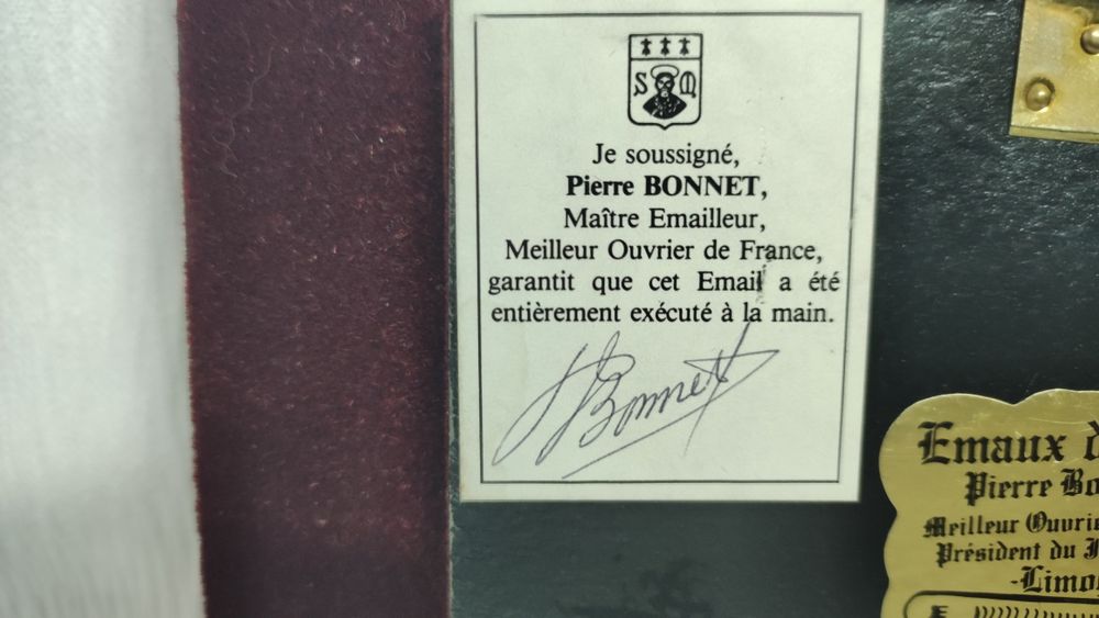 Чудесна френска миниатюра LIMOGES