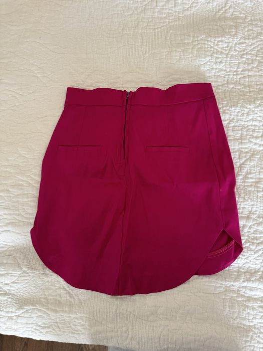 Къса пола Evis в цвят цикламен