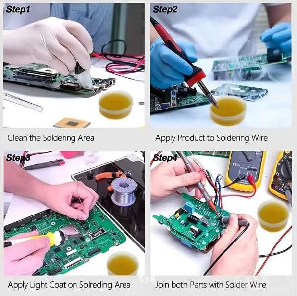 Паяльная паста Solder Paste JYD - для пайки и ремонта электроники