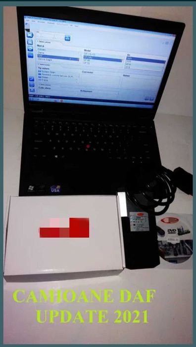 Kit diagnoza auto service multimarca turisme+camioane + Laptop Lenovo