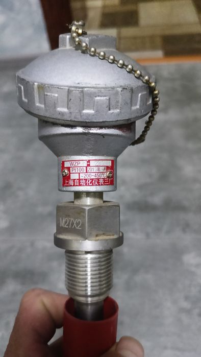 Продам температурный датчик диапазон -200 +450 градусов