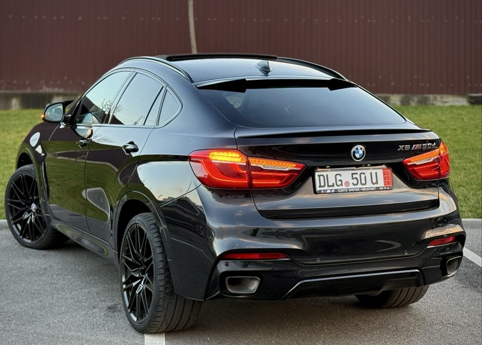 BMW X6 M50D 381 cp, Euro 6, X-Drive,trapa,soft clouse,night vision,top
