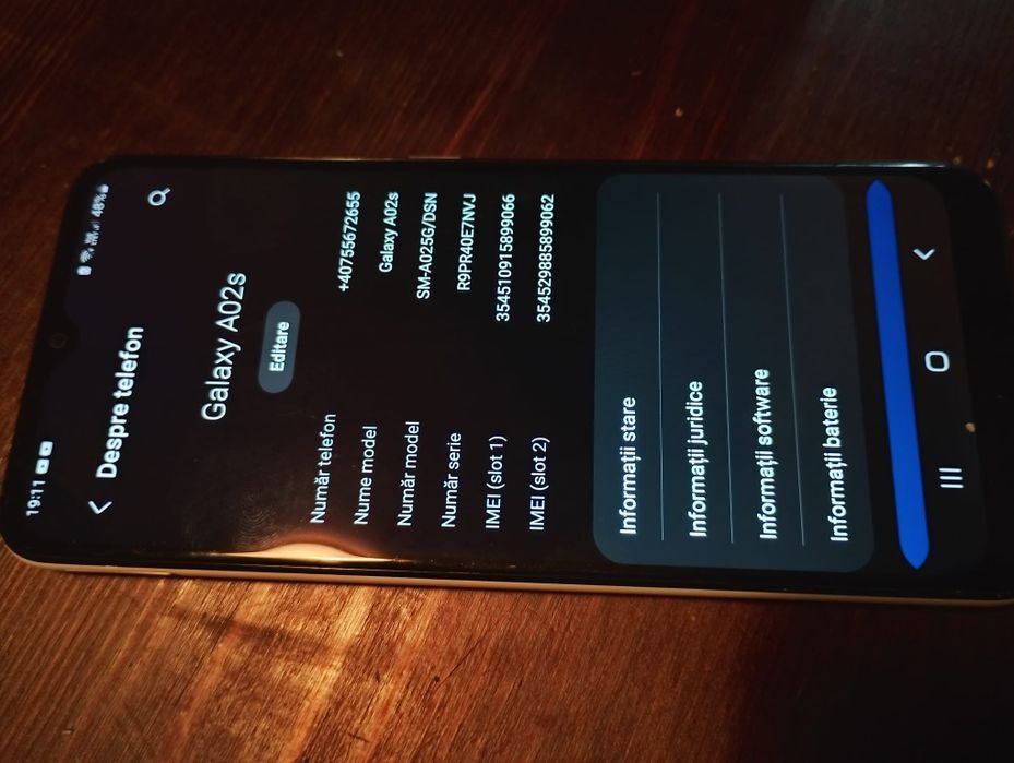 Schimb vând samsung A02S2