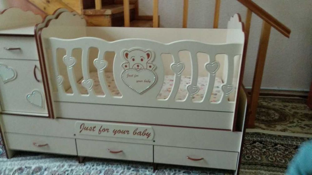 Детский кровать 3в1