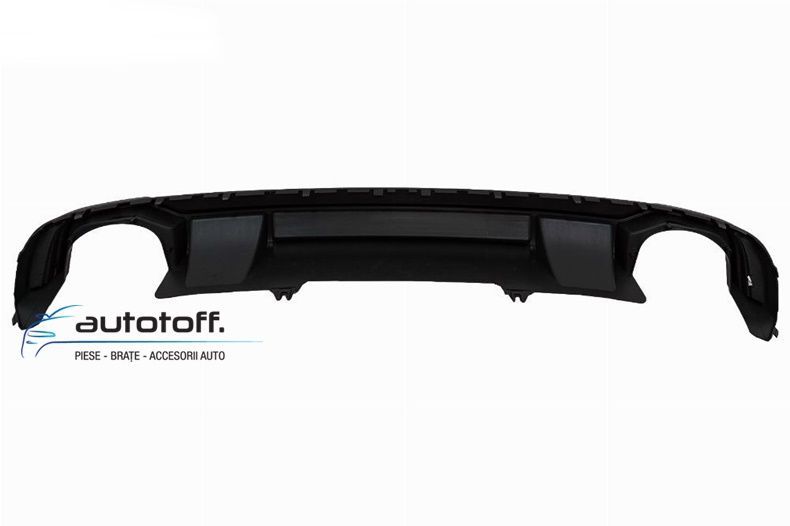 Difuzor bara spate compatibil Audi A4 B9 8W (15-19) Negru lucios