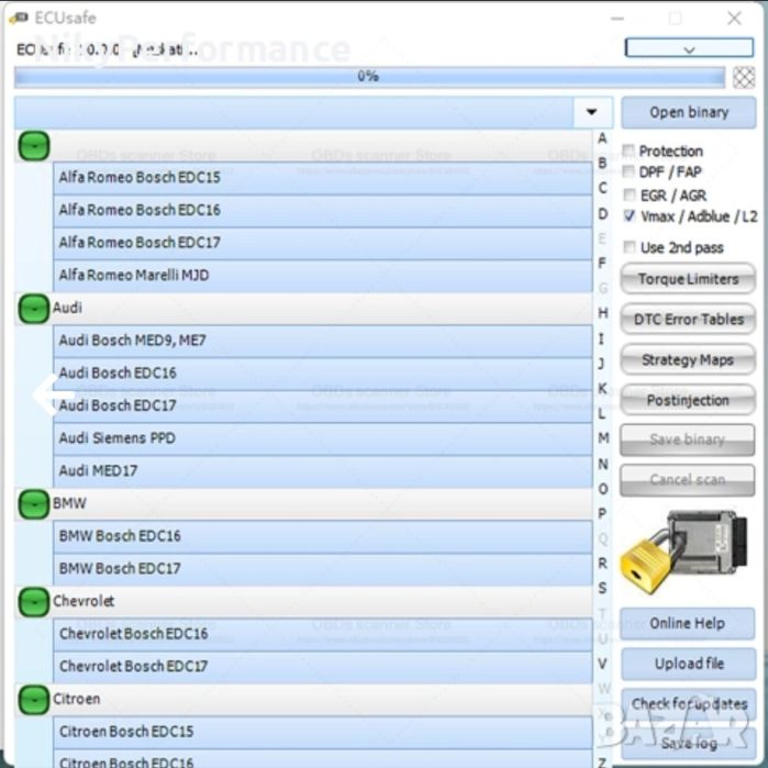 Професионален Чип Тунинг Софтуер EcuSafe 2.0