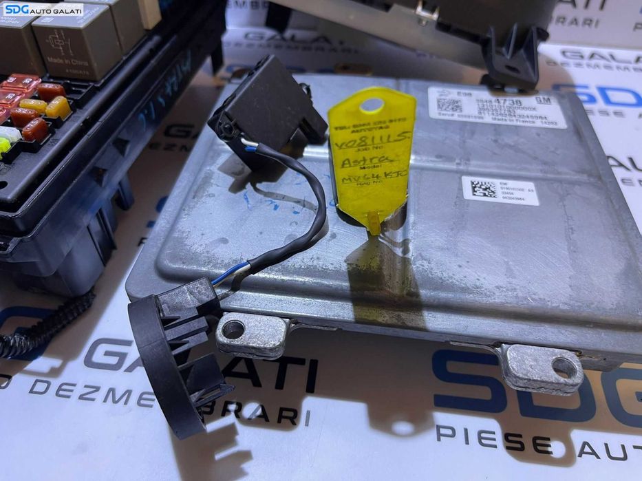 Kit Pornire ECU Calculator Motor Opel Astra J 1.6 CDTI 2009 - 2015 Cod 55484738 395357783 55591599 [L6206]